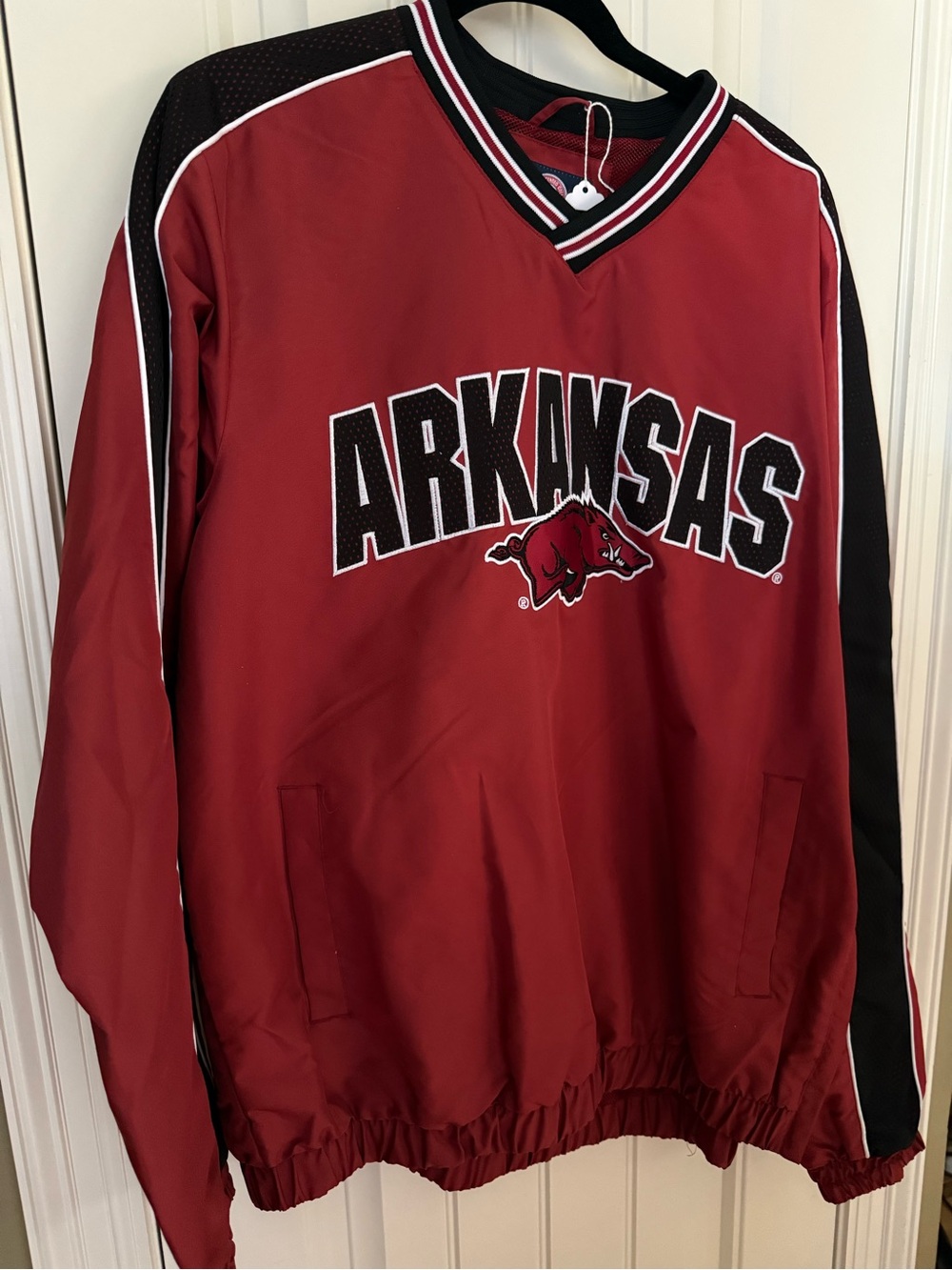 Arkansas Razorbacks Vintage G-III Sports by Carl Banks Windbreaker Jacket